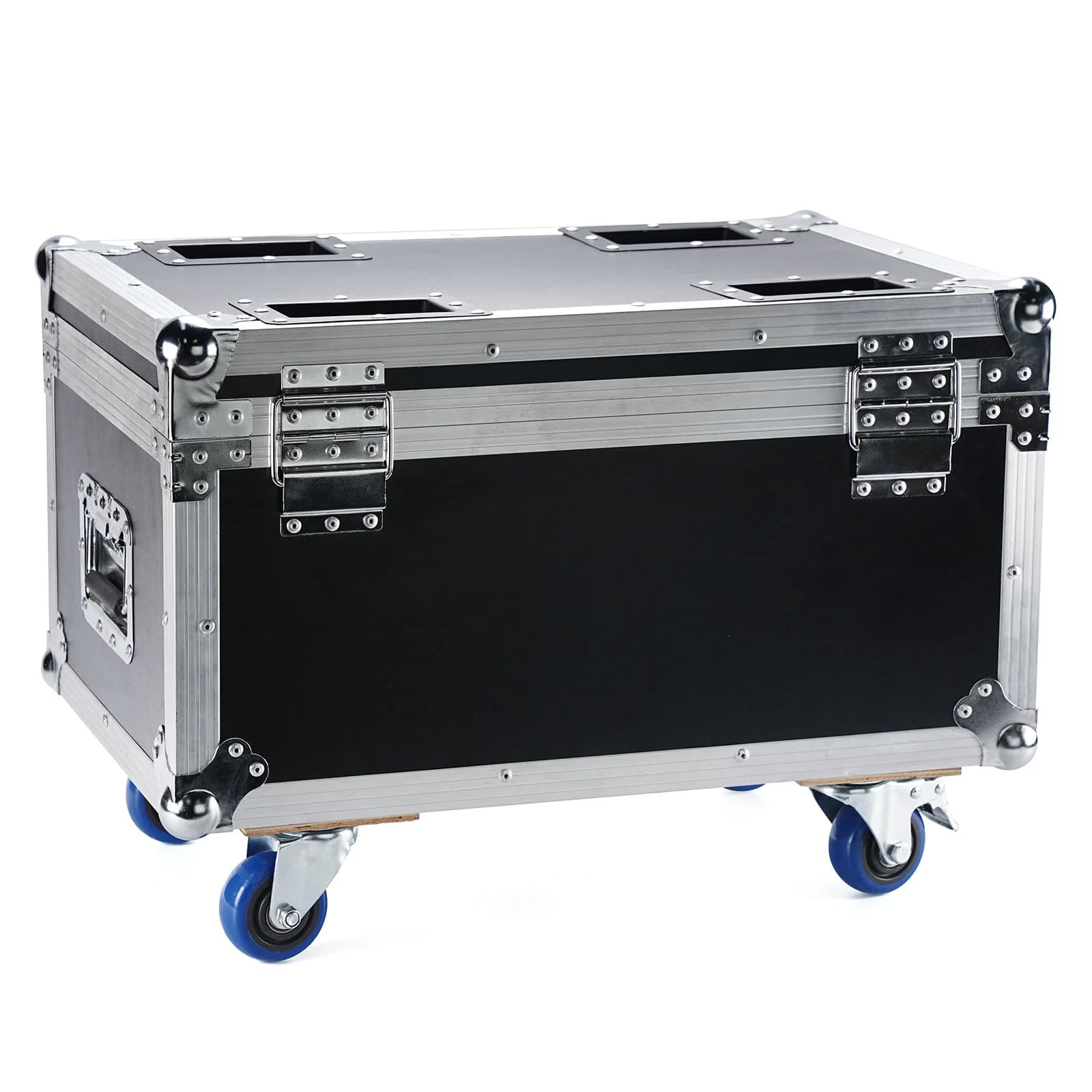 Nitehop Flightcase, robuste Gator-Koffer mit integrierten Rollen für 4x 18LED Par-Scheinwerfer, DJ-Party-Bühnenbeleuchtung, Flightcase