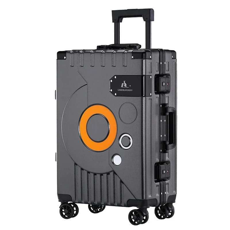 Mode Aluminium rahmen Reisegepäck leise große Kapazität Trolley Koffer 20-Zoll-Koffer tragen 24-Zoll-Passwortbox