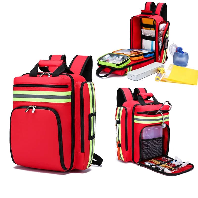 Katastrophenhilfe Tasche First Aid Kit Notfall Rettungs Rucksack Große Kapazität Eingestuft Lagerung Überleben Kits Medizinische Organizer