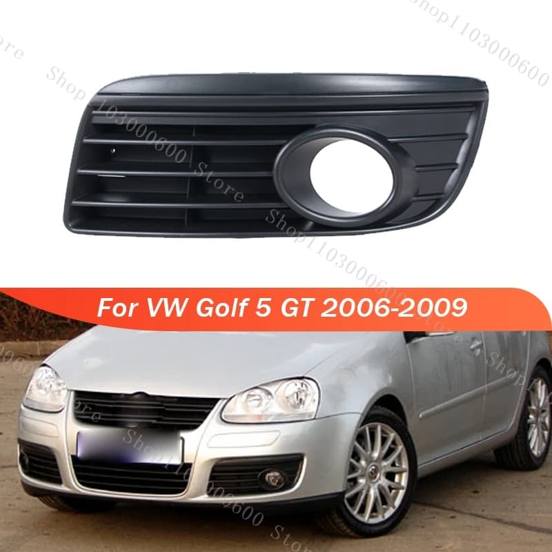 Für Volkswagen VW Golf 5 GT 2006-2009 Auto Nebel Licht Rahmen Front Stoßstange Nebel Lampe Abdeckung Grille Zubehör 1k0853666AD 1k0853665AD