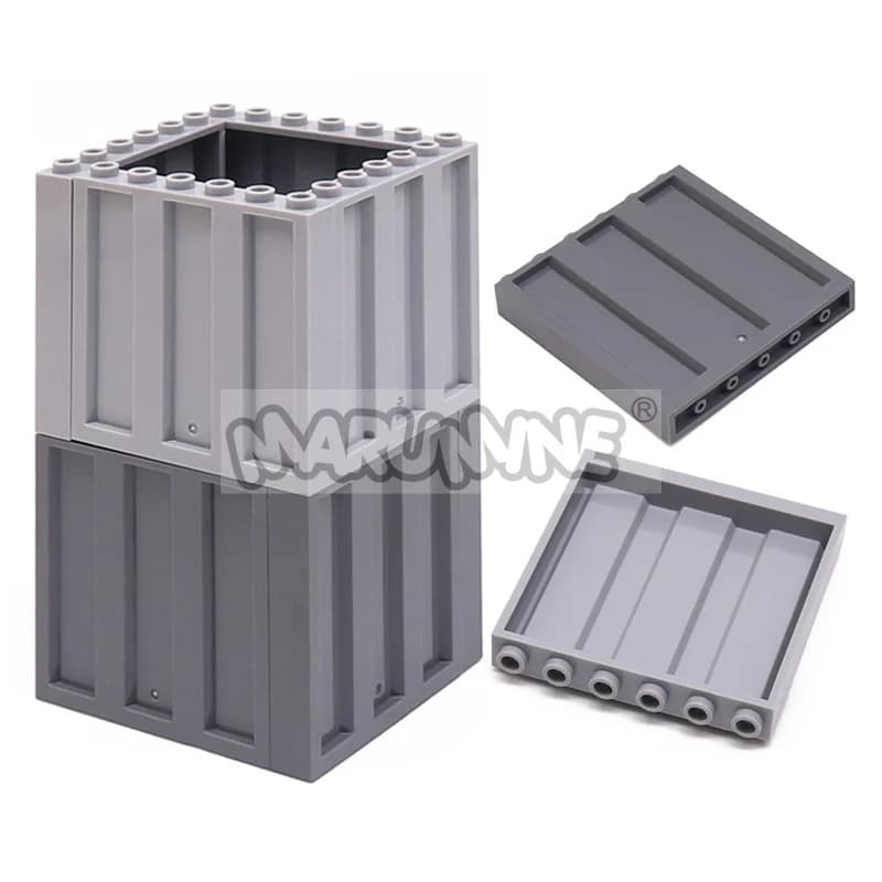 Marumine 30PCS 23405 Panel 1x6x5 Wellplatte MOC Modell Kit Container Auto Track Zubehör Bausteine Idee Teile