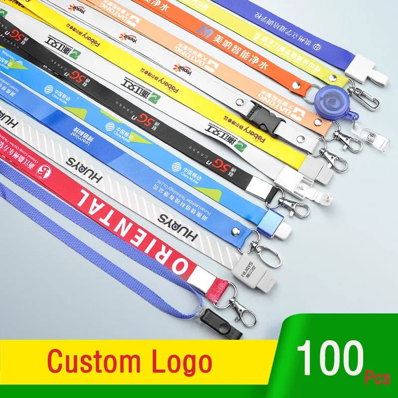 Individuell Bedruckte Lanyard Für Schlüssel Logo Custom-Design abzeichen halter & Mitarbeiter Karten