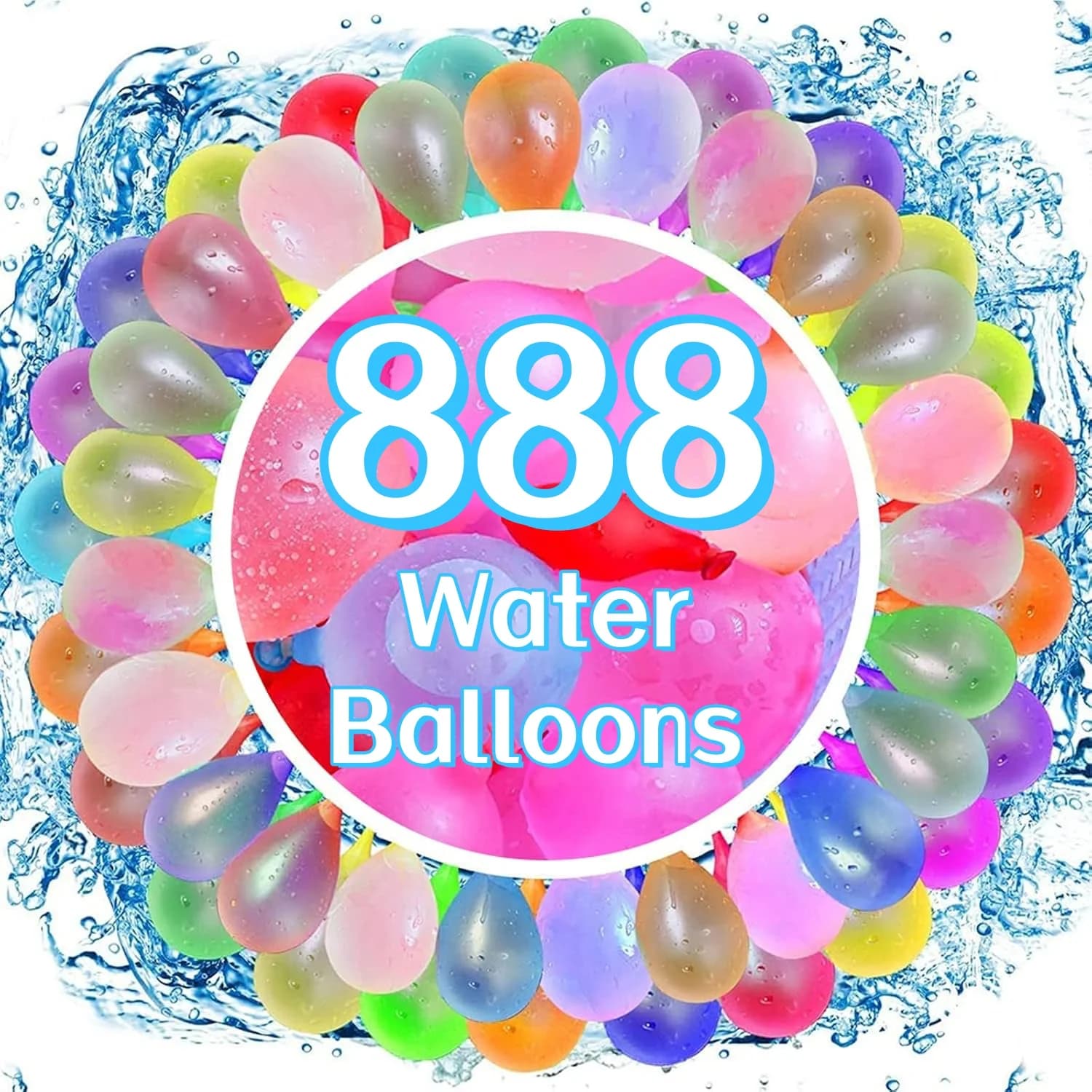 Selbstversiegelnde Wasserbomben Schnellfüll-Wasserbomben, Wasserbomben für Gartenspiele, Schnellfüll-Wasserbomben für Outdoor-Spiele