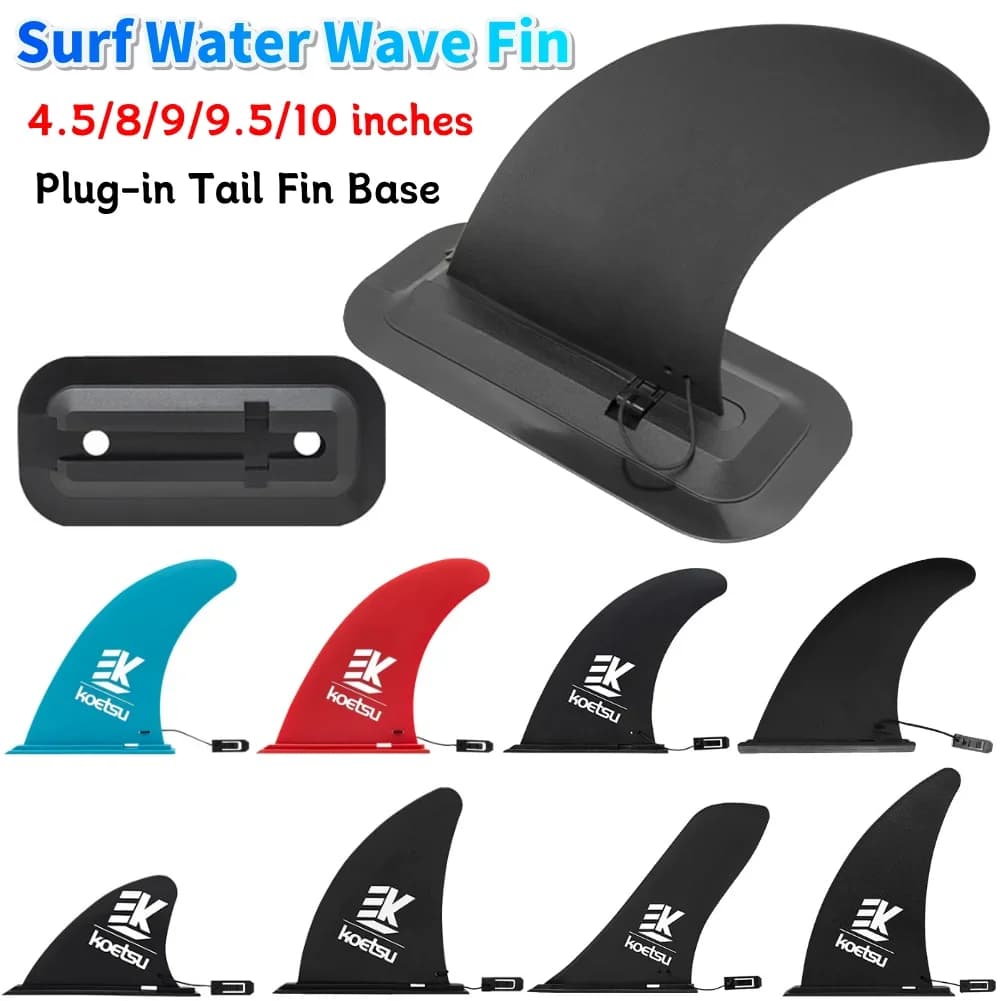 Slide-in Surfboard Fin Abnehmbare Surfplatte Stand Up Paddle Board Stabilisator Racing Flossen Wassersport Surfbrett Zubehör