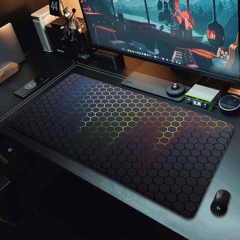 Mousepad Company Geometrische Original Computer Mauspad Gaming Zubehör Matten Game Player Große Schreibtisch Matte Computer Tastatur P