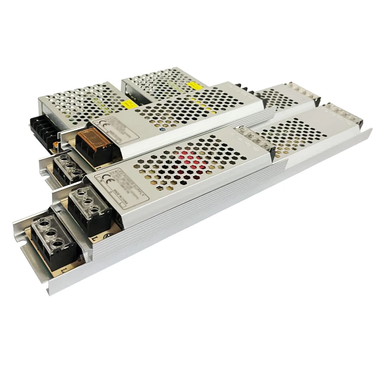 Ultradünnes Schaltnetzteil DC12V 24V 60W 120W 300W 400W Lichttransformator AC 180-240V Quellenadapter SMPS für LED-Streifen