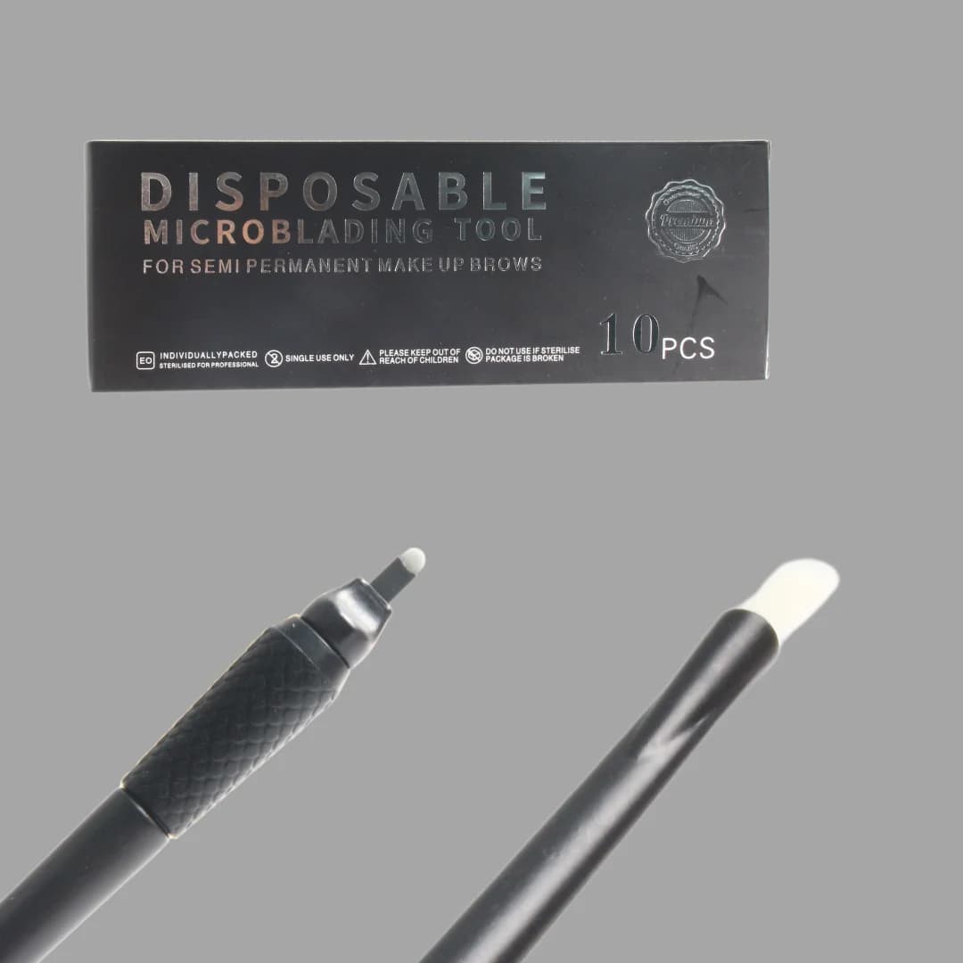 Einweg-Microblading-Werkzeuge, 0,15 mm, 18 Pins, U-förmige Microblading-Stifte, Nano-Microblading-Zubehör, Augenbrauen-Tattoo-Stiftklingen