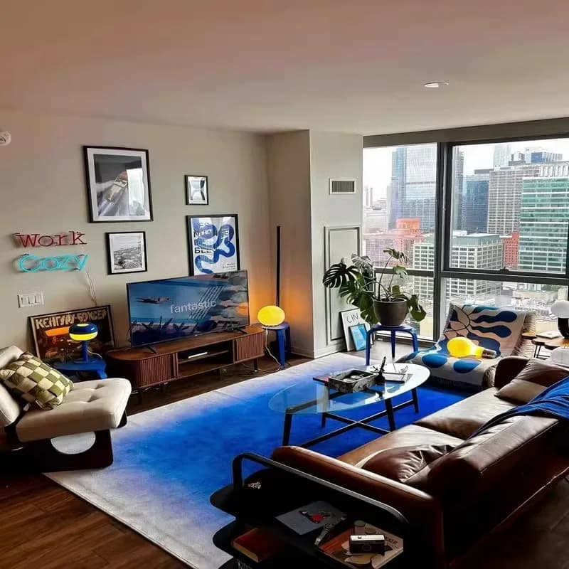 Wohnzimmer Teppich Retro blau mediterranen Schlafzimmer Nacht teppich hochwertige Heilung nach Hause großflächige Couch tisch Matten ковер