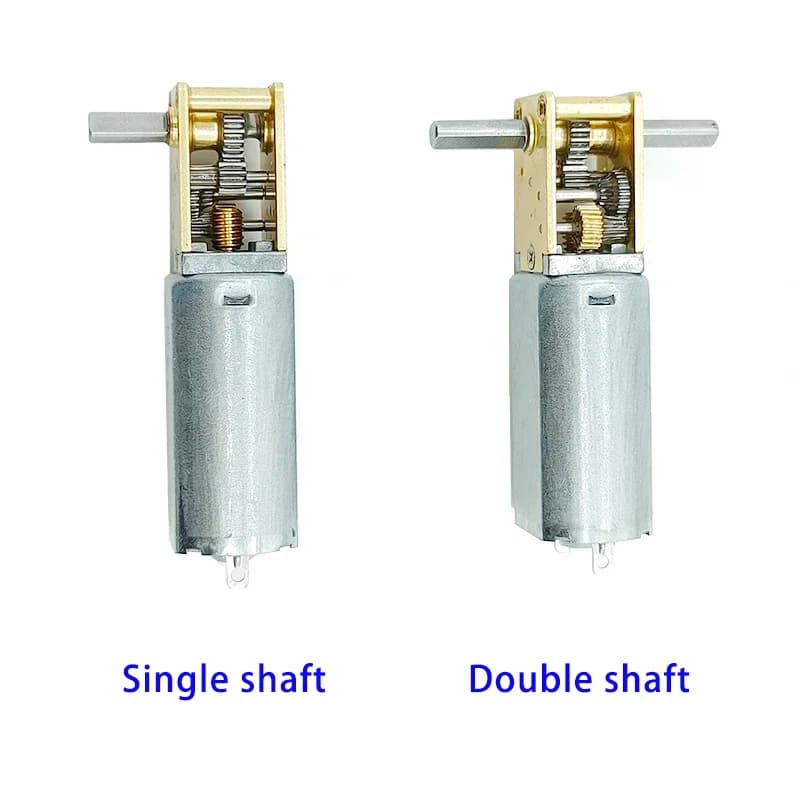Mini 050 Turbo-Schneckengetriebemotor DC 3 V 6 V 9 V 12 V langsame Geschwindigkeit großes Drehmoment Mikro-Vollmetallgetriebe Untersetzungsmotor DIY