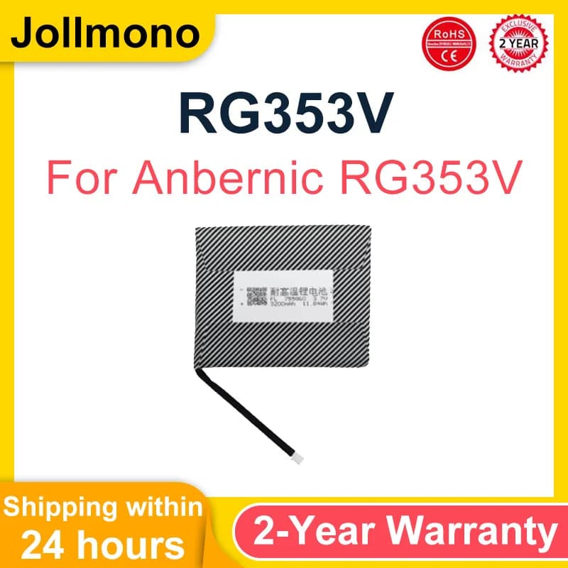 Batterie für Anbernic Win600 RG351P RG405V RG405M RG405 RG35XX RG353V RG350 RG353M RG40XXV RG556 RG552 RG505 RG406V RG406H