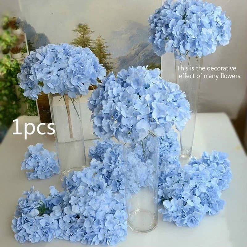 1 teile/los Bunte Dekorative Blume für Hochzeit Party Luxus Künstliche Hortensien Seide DIY Blume Dekoration für Vase