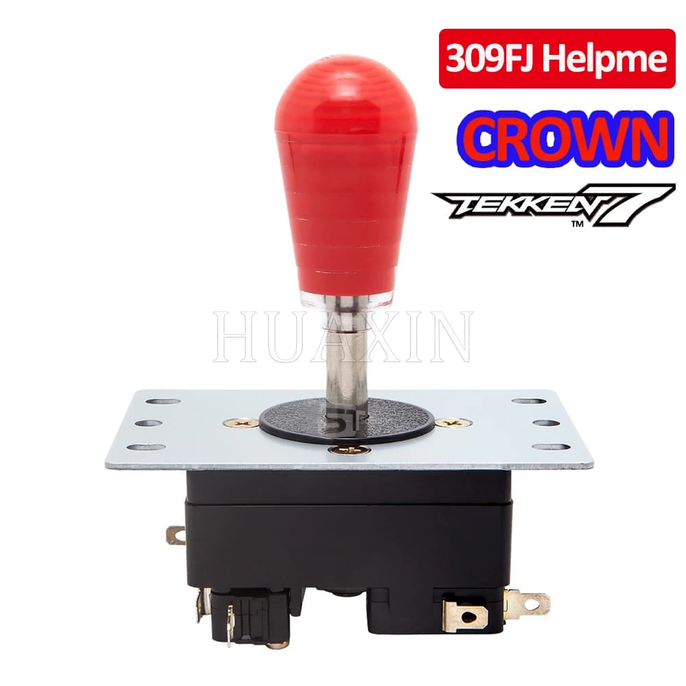 Original Korean CROWN 309 FJ Helpme Joystick Fighting Rocker mit 8-poligem Mikroschalter für Jamma PC Arcade Game Tekken 7 PS3 XBOX