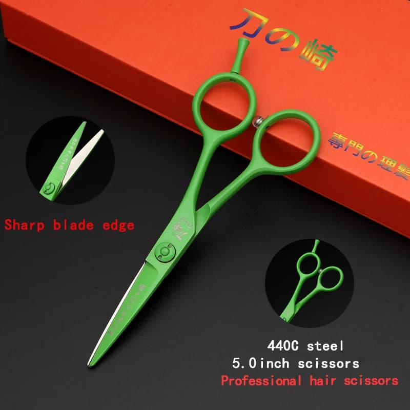 Professionelle Friseurschere aus 440C Stahl, Hochwertige Haarschneideschere 5,0/5,5/6,0/7,0 Zoll