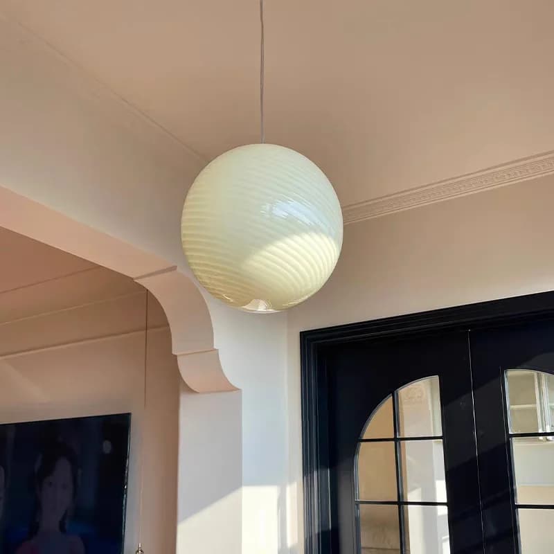 2025 Murano Lollipop Bunte Blase Kreative Glas Pendelleuchte Mittelalter Creme Restaurant Schlafzimmer Kinderzimmer Licht Lustr