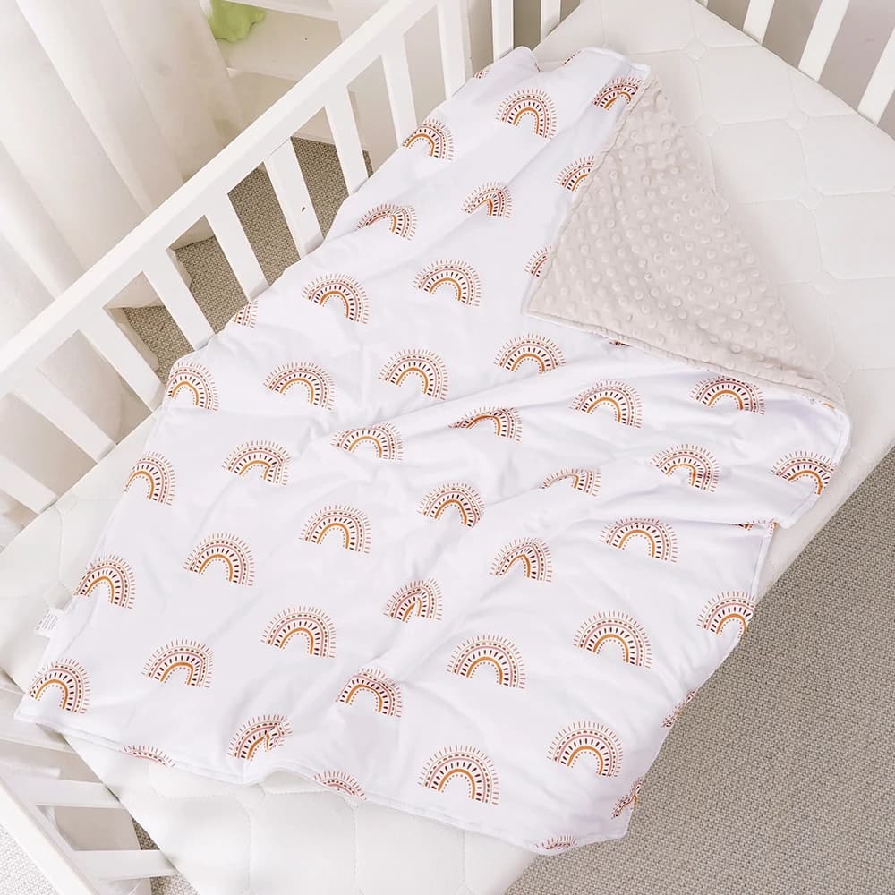 Elinfant 3-lagige weiche Winter-Baby-Wickeldecke, Fotografie-Zubehör für Neugeborene, Babyartikel, Bettwäsche, Steppdecke