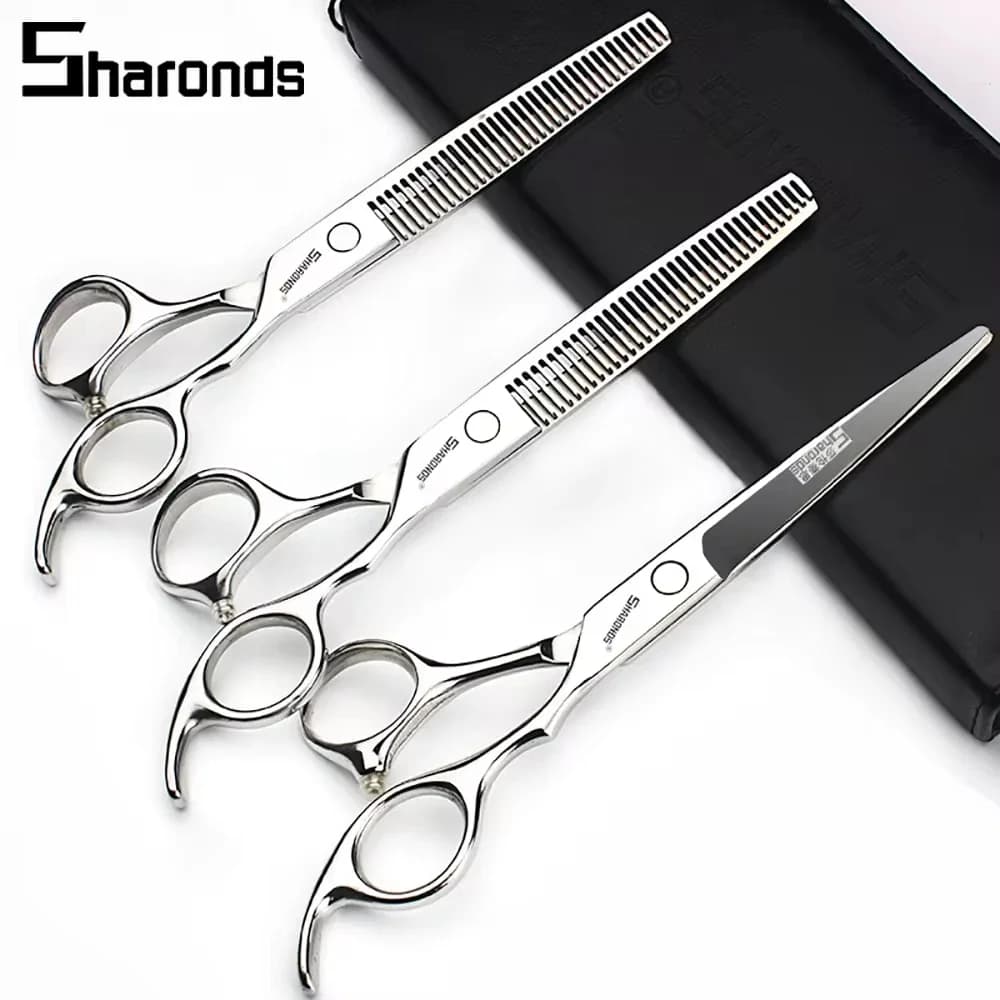Professionelle japanische Friseurscheren zum Schneiden und Ausdünnen, 6 Zoll/6,5 Zoll/7 Zoll/7,5 Zoll, scharfe Haarschneidescheren für Friseure