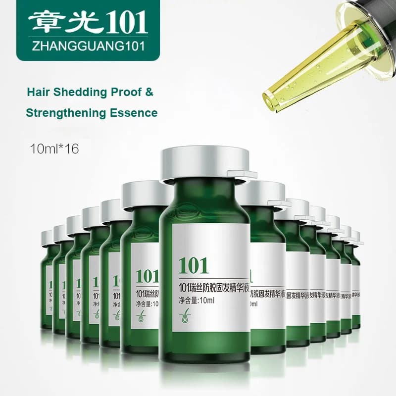 Zhangguang 101 Haar-Shedding-Proof & Strengthening Essence 10 ml x 16 Anti-Haarausfall-Therapie-Therapie-Tonikum für chinesische Kräutermedizin