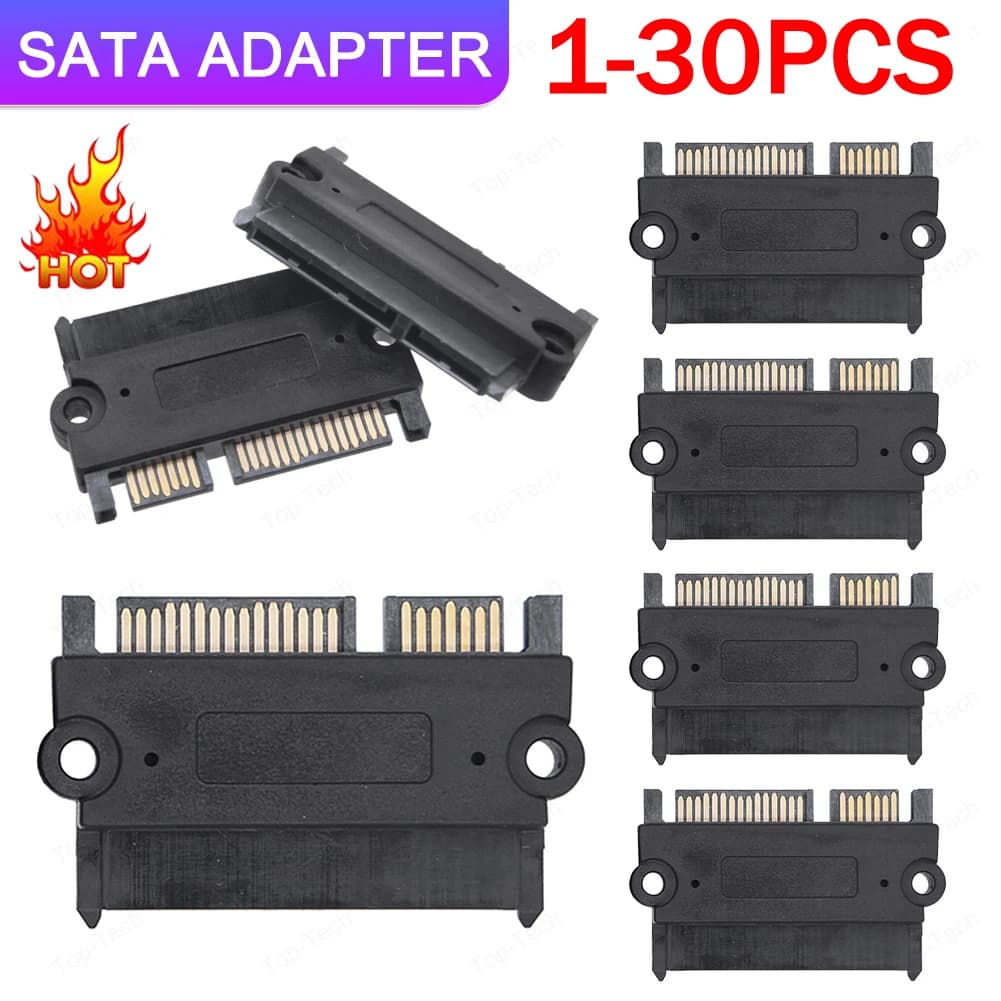 Sata männlich zu weiblich Leistungs daten konverter 22pin 7 15 männlich zu weiblich sata zu sata Konverter sata zu sata Adapter