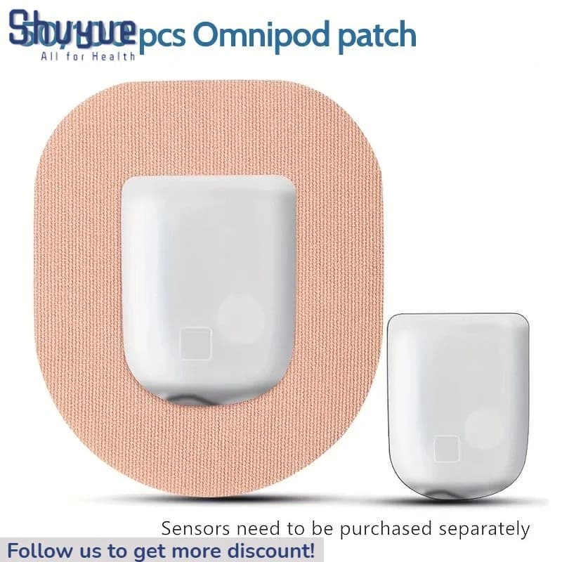 Wasserdichter Fixier-Aufkleber Omnipod-Patch Schutzsticker für Diabetes Transparent/Hautfarben Insulin-Pumpen-Klebepflaster