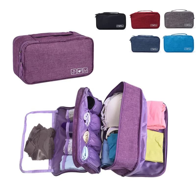 Reise-BH-Organizer-Tasche, wasserdichte Aufbewahrungstasche für Höschen, Socken und Unterwäsche, tägliche Damen-Waschbeutel,