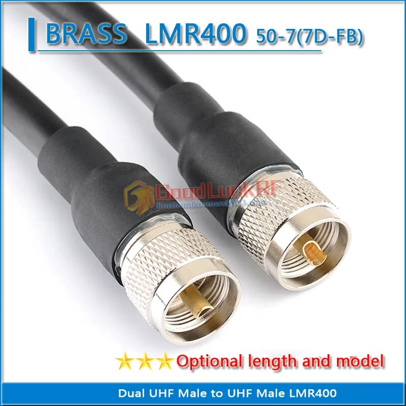 PL259 SO239 PL-259 SO-239 SL16 M UHF-Stecker auf UHF-Stecker Koaxial-Pigtail-Jumper LMR400 RG8 RG8U RG8/U SYWV50-7 7D-FB-Verlängerungskabel