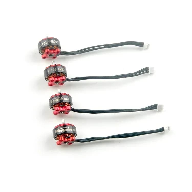 4 Stück HappyModel EX1103S 1103 7000KV 8000KV 11000KV bürstenloser Motor 1,5 mm
