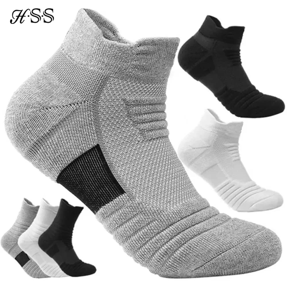 1/3 Pairs Anti-slip Fußball Socken Männer Baumwolle Socke Kurze Lange Röhre Fußball Basketball Sport Socken Atmungsaktive Deodorous socke 39-45