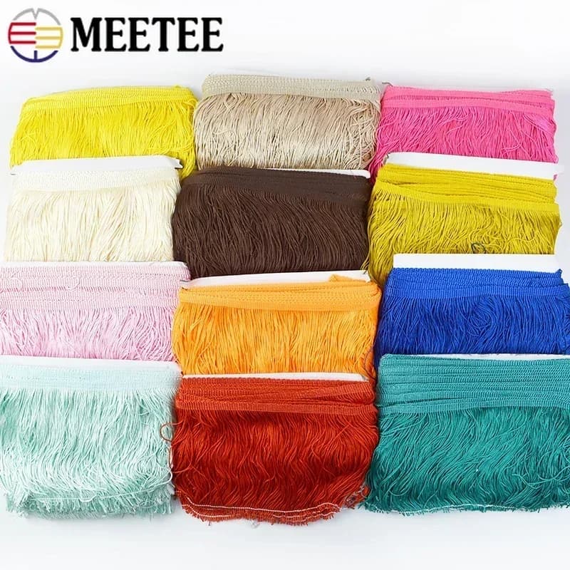 10-30 cm Lange Quaste Fransen Für Nähen Kleidung Dekorative Bänder Fringe Stoff Kleid Vorhang Spitze Borte DIY Bekleidungs zubehör