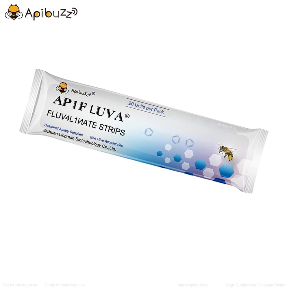 Imkereibedarf APIFLUVAa 20er-Pack | Kunststoffstreifen für die Einrichtung | Brutrahmen | Bienenwerkzeug | Zubehör für Heimtiere und Gartenhabitate