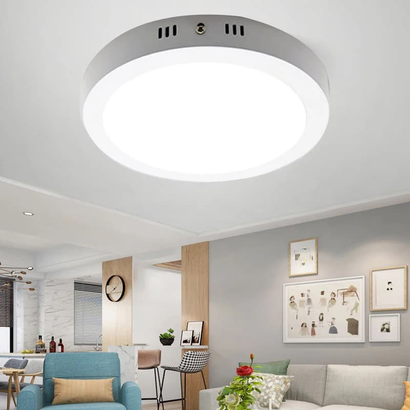 LED-Deckenleuchte, 110–265 V, ultradünnes Panel, LED-Licht für Wohnzimmer, Schlafzimmer, Innenbeleuchtung, 20 W, 30 W, quadratische runde