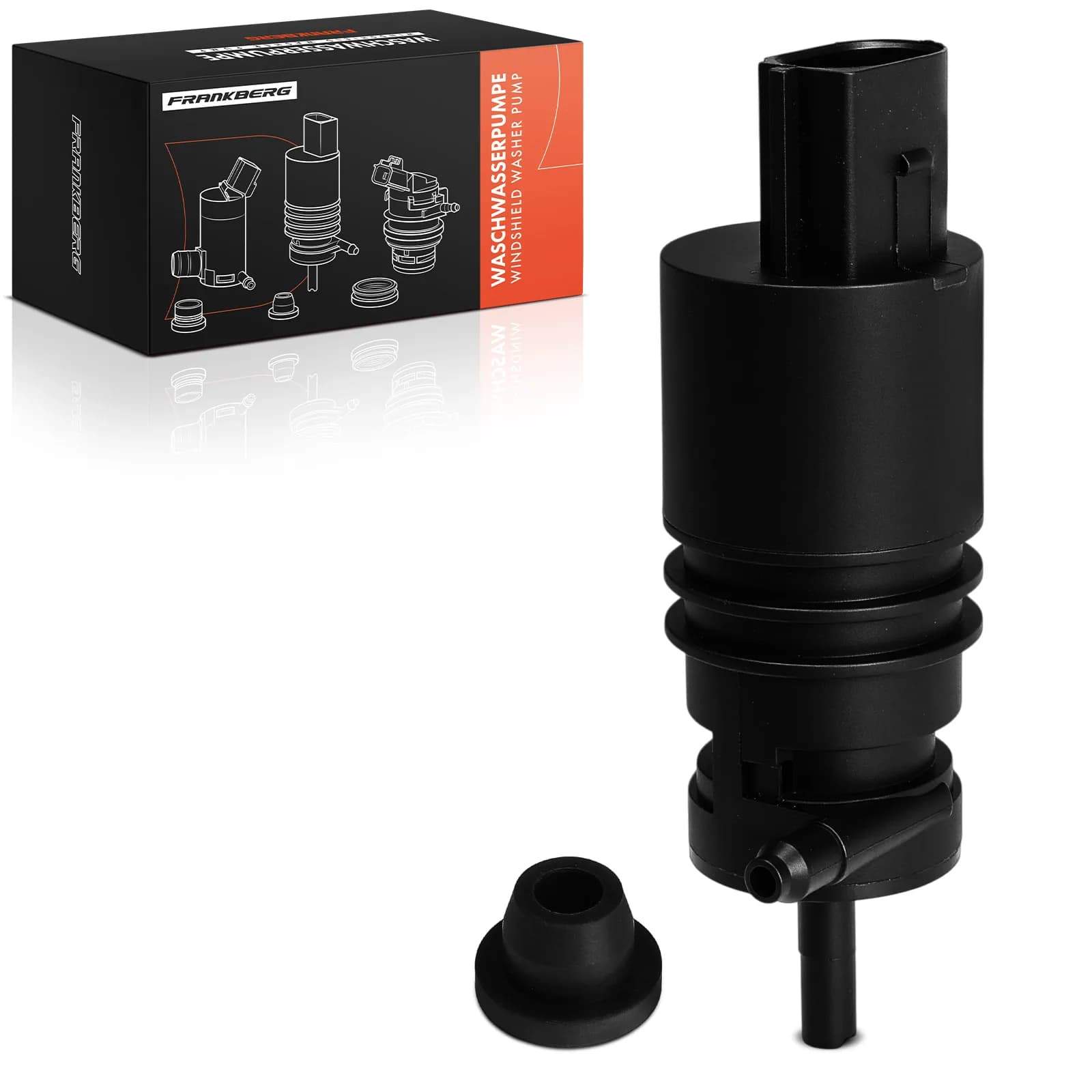 Frankberg 1x Waschwasserpumpe Scheibenreinigung Vorne für BMW 1er E81 F20 E90 F30 F80 177121 6934160 67126934160 6934159