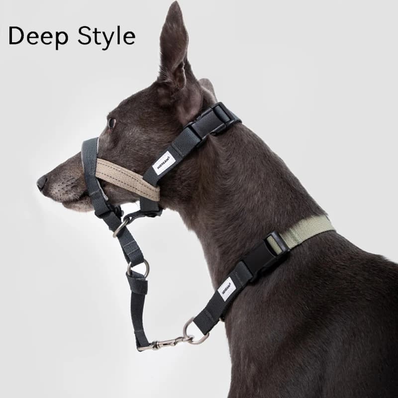 Hund Mund Anti Bellen Bellen Kragen Hund Einstellbare Training Mesh Stoff Explosion-proof Spülung Control Traktion Pet Liefert