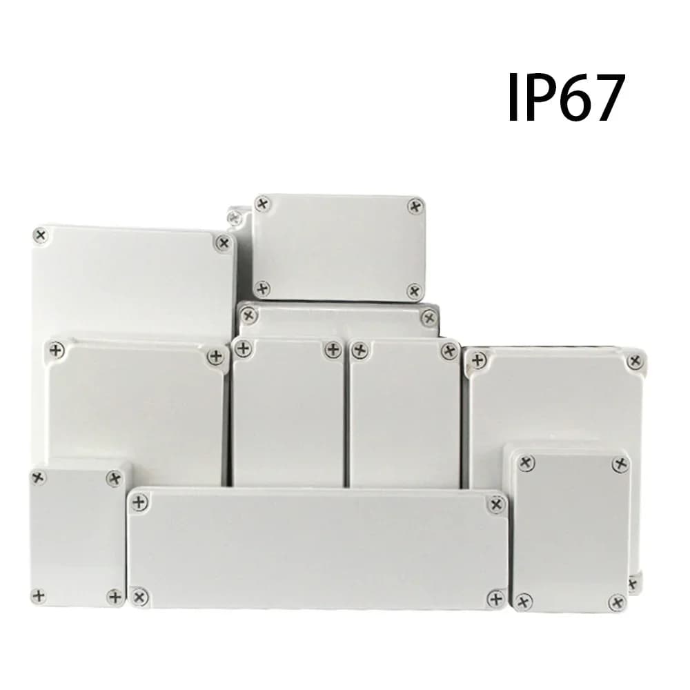 Projekt-Anschlussdose für Elektrokabel, Outdoor, DIY, versiegeltes IP67-Gehäuse, Kabelbox, 115 x 90 x 55 mm, wasserdichte elektronische Gehäuse