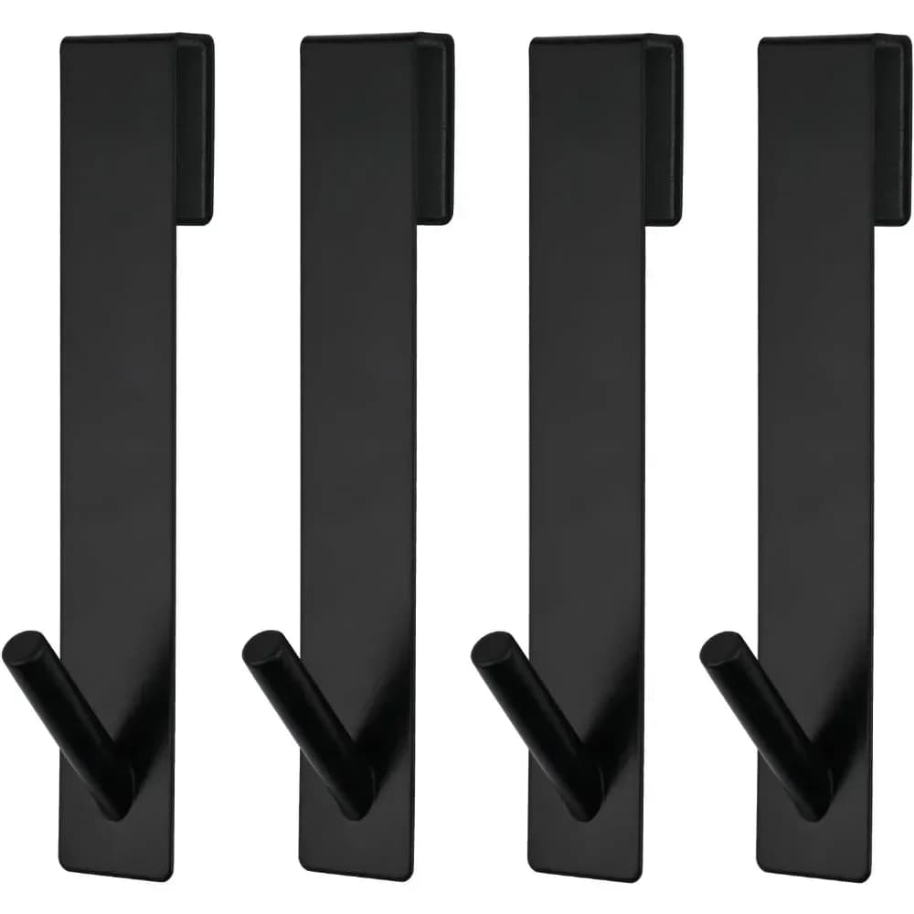 S-Form Badezimmer Bademantel Kleiderbügel Halter Haken Edelstahl über Glastür Duschtür Rückseite Dusche Handtuchhalter