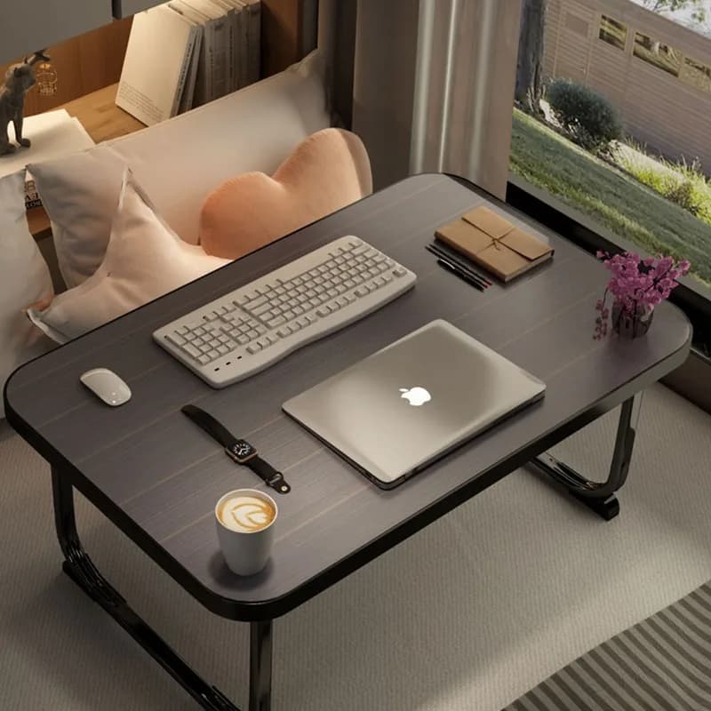 Bett, Schreibtisch, zusammenklappbar, kleiner Tisch, Computertisch, Bett, fauler Studentenwohnheim, Arbeitstisch, Hausaufgaben, Schlafzimmer, sitzend