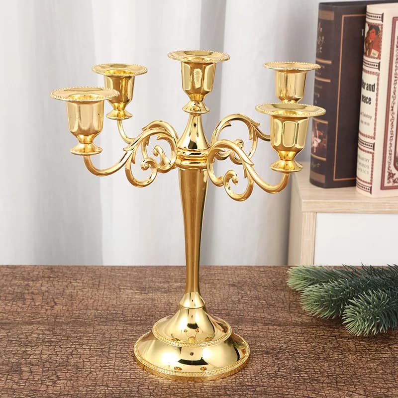 Candlelight-Dinner, Heimatmosphäre, Dekoration, europäischer Kerzenständer, Hochzeits-Requisiten, Hotel, Clubhaus, Kerzenständer, Dekoration