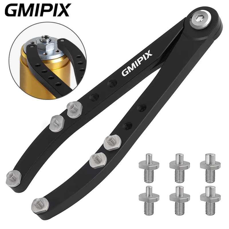 GMIPIX Einstellbare Pin Schraubenschlüssel Fahrrad Pin Spanner 3mm 4mm 5mm Pin Werkzeug Motorrad Gabel Kappe Entfernung Schlüssel