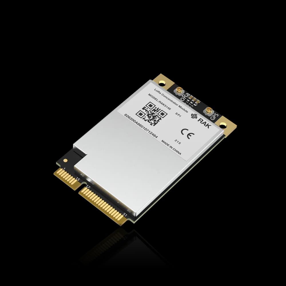 RAK5146 Gateway-Konzentratormodul für LoRaWAN, SX1303 LoRa Core (SPI oder USB, GPS, LBT)