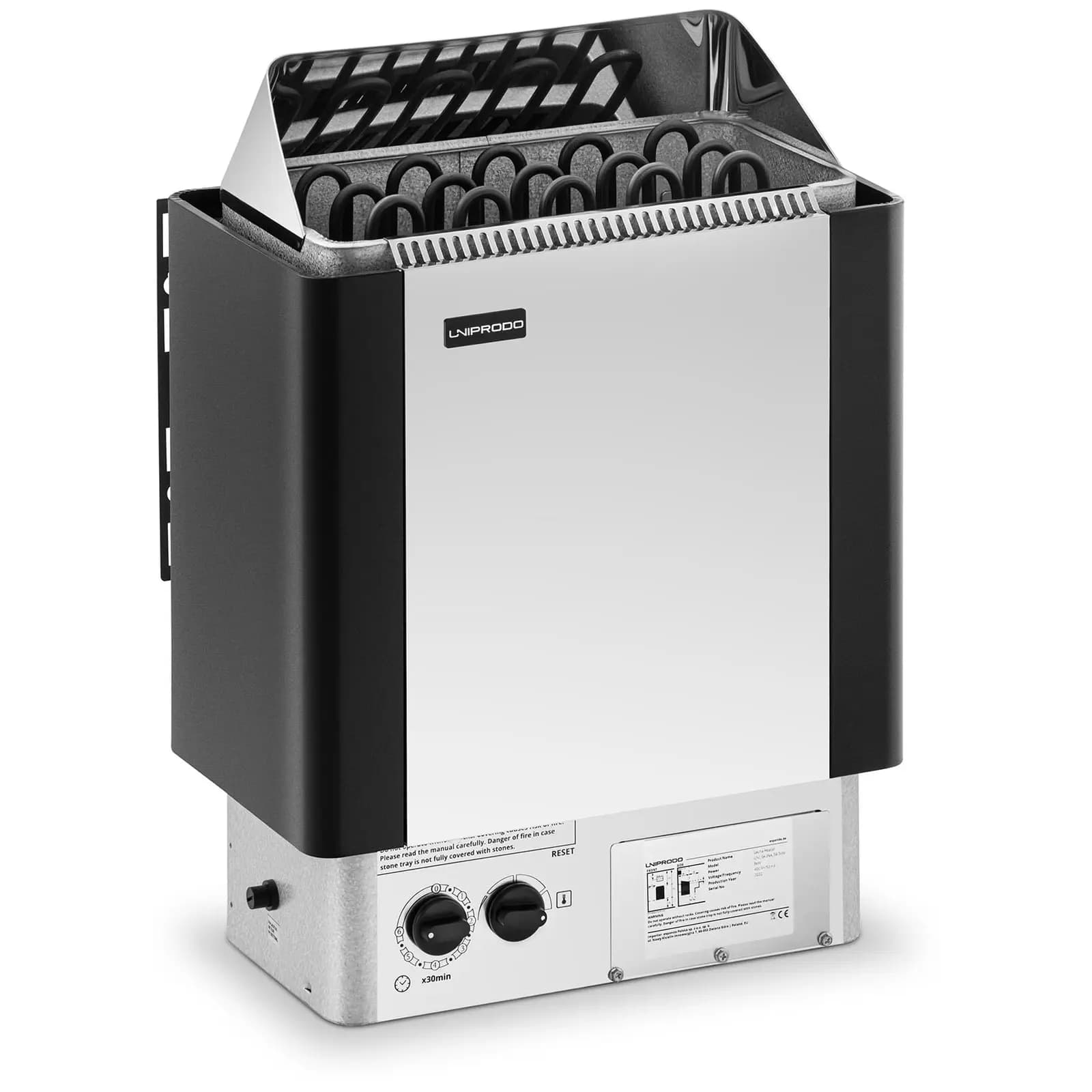 B-ware Saunaofen 8 kW 30 bis 110 °C Inkl. Steuerung - B-ware Friseur & Kosmetik by Uniprodo