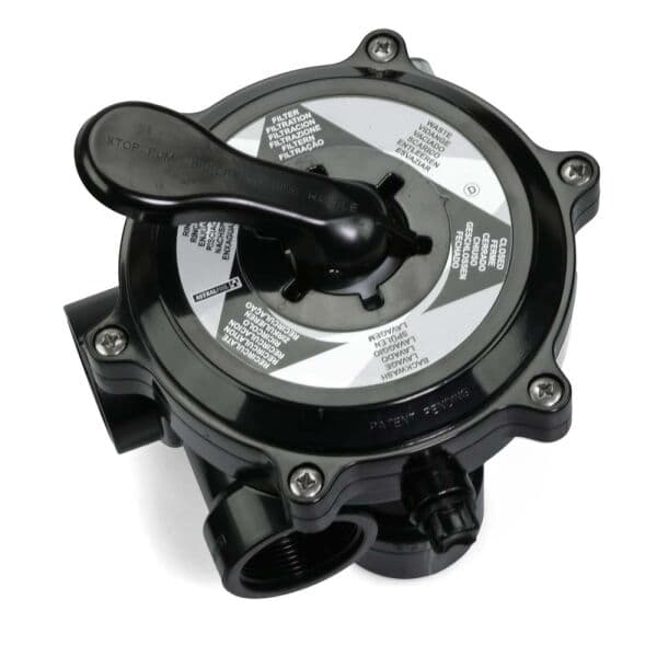 6-Wege-Ventilsatz R 1½'' schwarz, Flachventil
