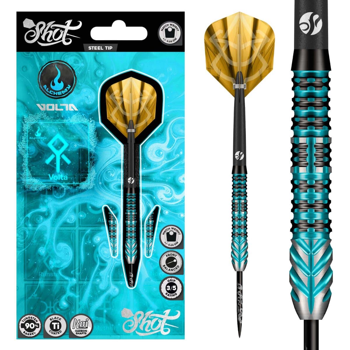 Shot Steeldarts Alchemy Volta 90% 25g