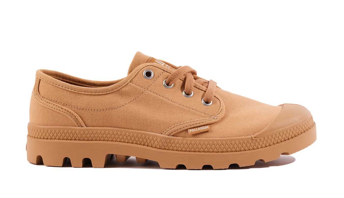 Palladium Pampa Oxford Light Brown 02351-267-M Herren - Schuhe Palladium - Hellbraun - 02351-267-M-7 - Size: 7