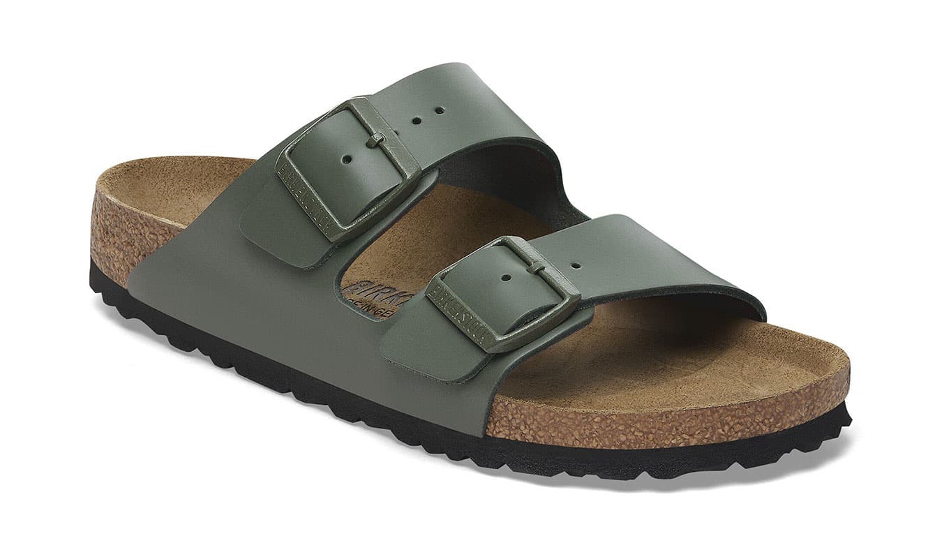 Birkenstock Arizona NL Thyme Regular Fit Unisex - Sandalen Birkenstock - Grün - 1029165-5 - Size: 5