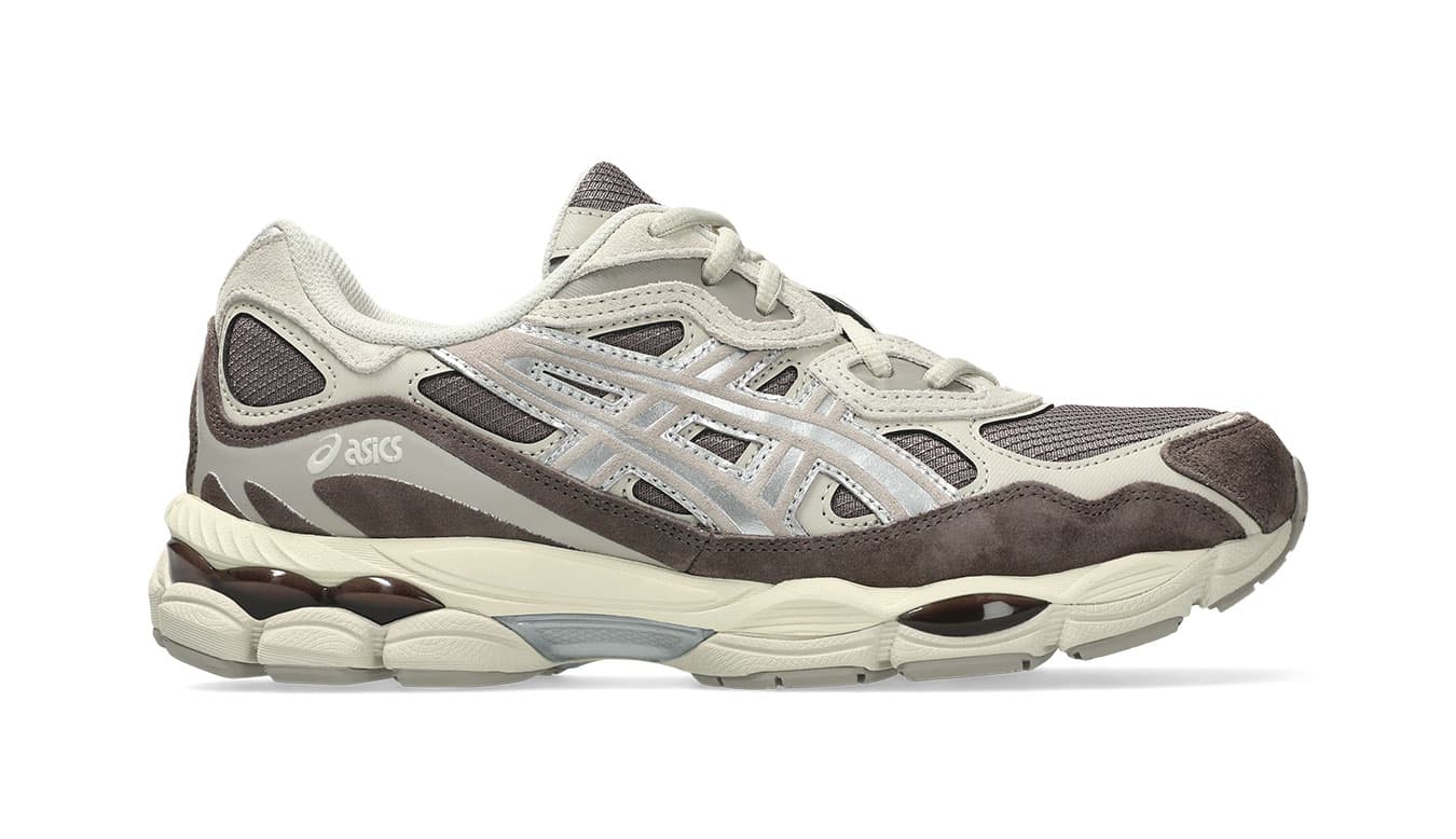 Asics Gel-NYC Cocoa Powder Pure Silver Unisex - Sneaker Asics - Braun - 1203A739-200-8.5 - Size: 8.5