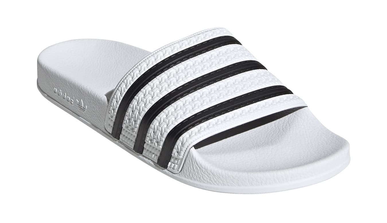 adidas Adilette White 280648 Unisex - Sandalen adidas Originals - Weiß - 280648-4 - Size: 4