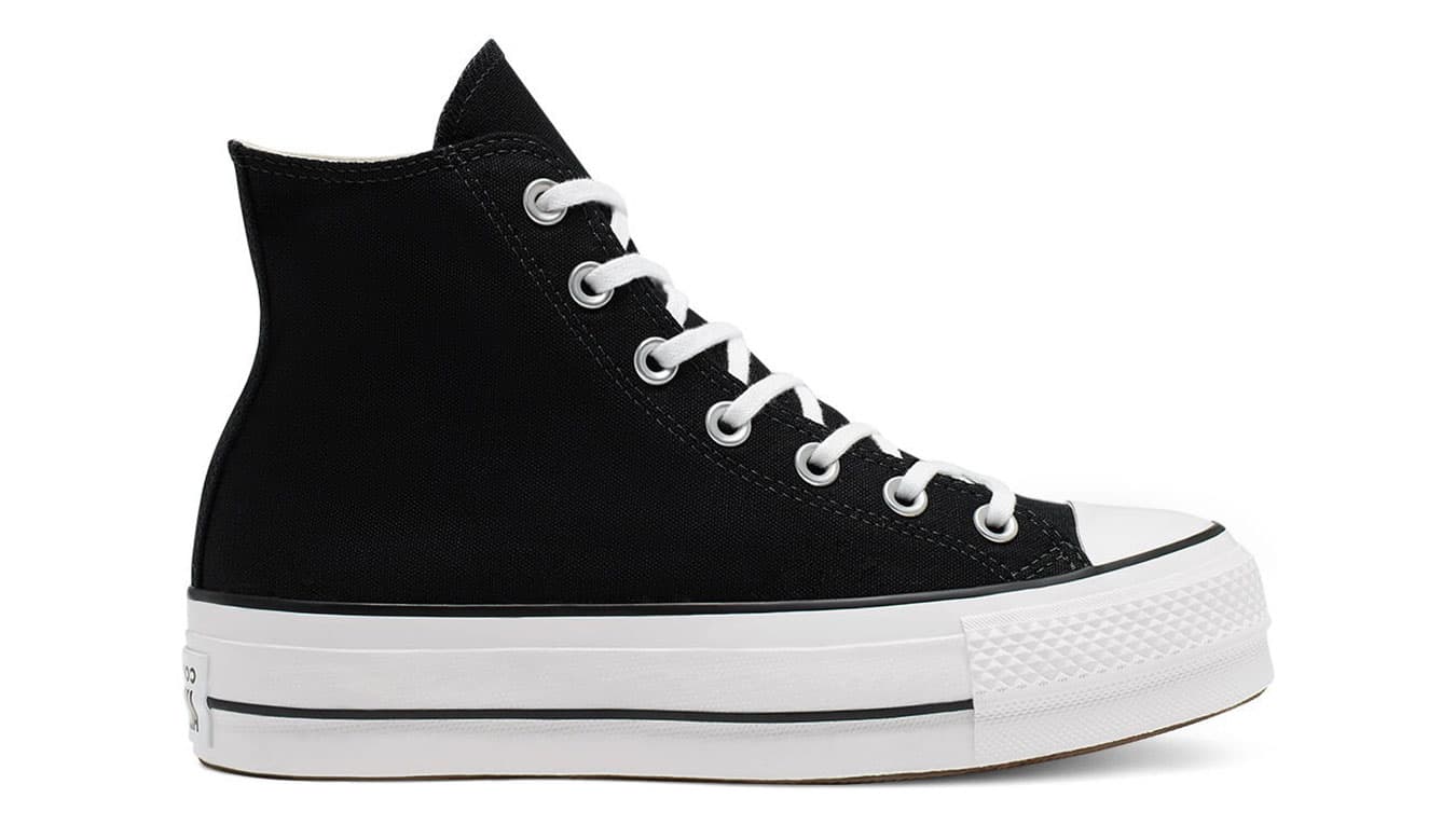 Converse Chuck Taylor All Star Lift Black 560845C Damen - Sneaker Converse - Schwarz - 560845C-4.5 - Size: 4.5