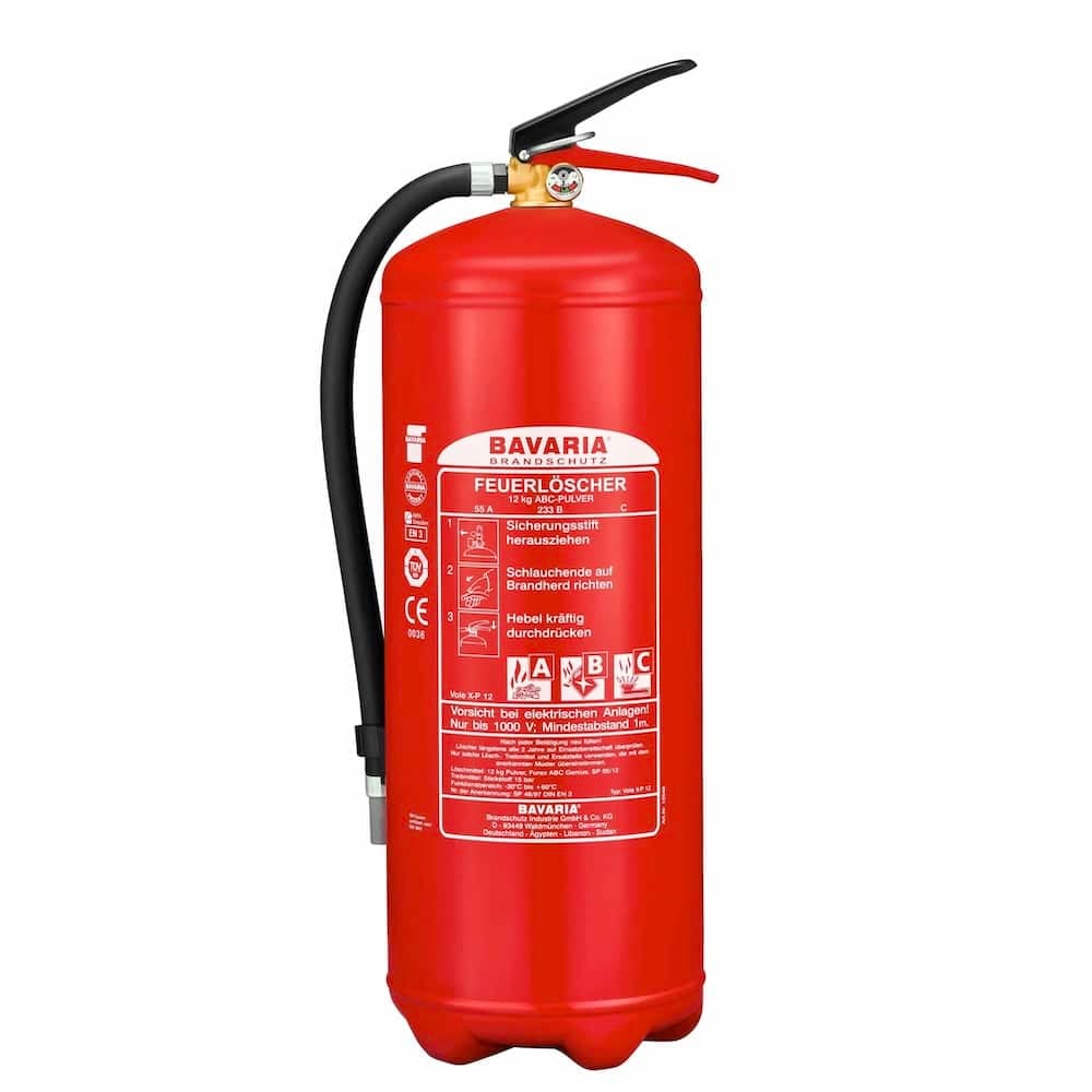 Bavaria – VoleX-P 12 Mano – 12kg – Pulver-Dauerdruck-Feuerlöscher