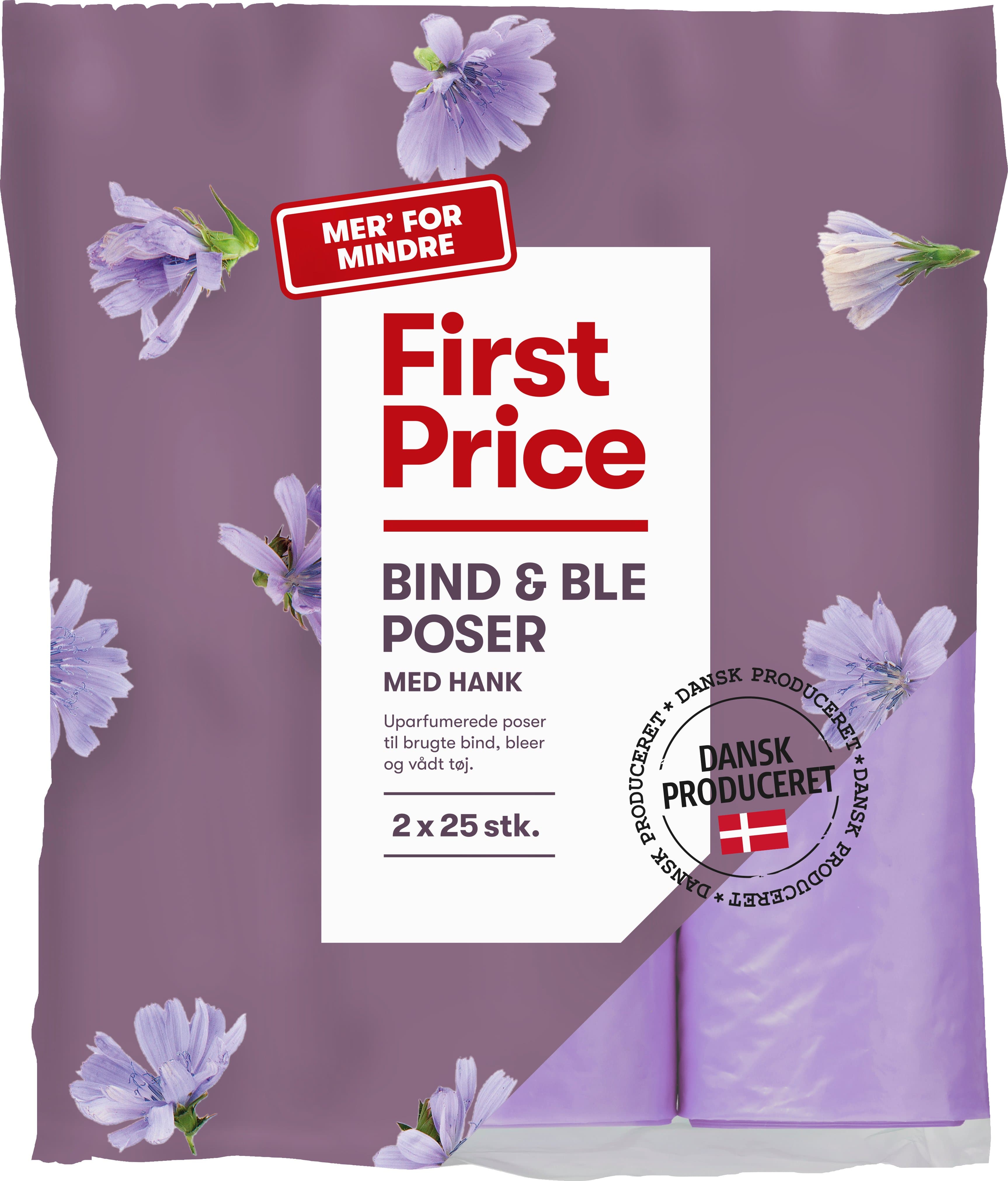 First Price Damenbinden und Windelbeutel 2x25 Stueck 50 Stueck - 50 ST