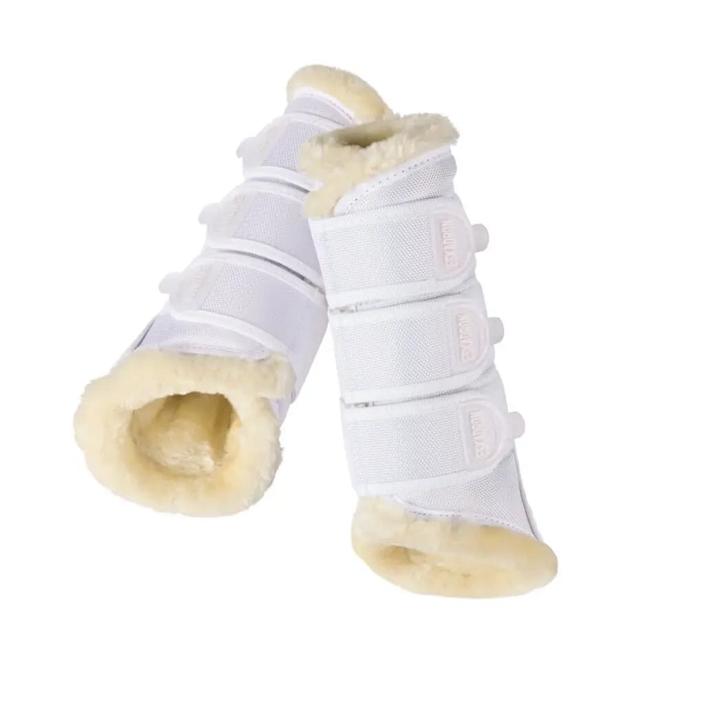 Gamaschen für Pferde aus Kunstpelz Eskadron