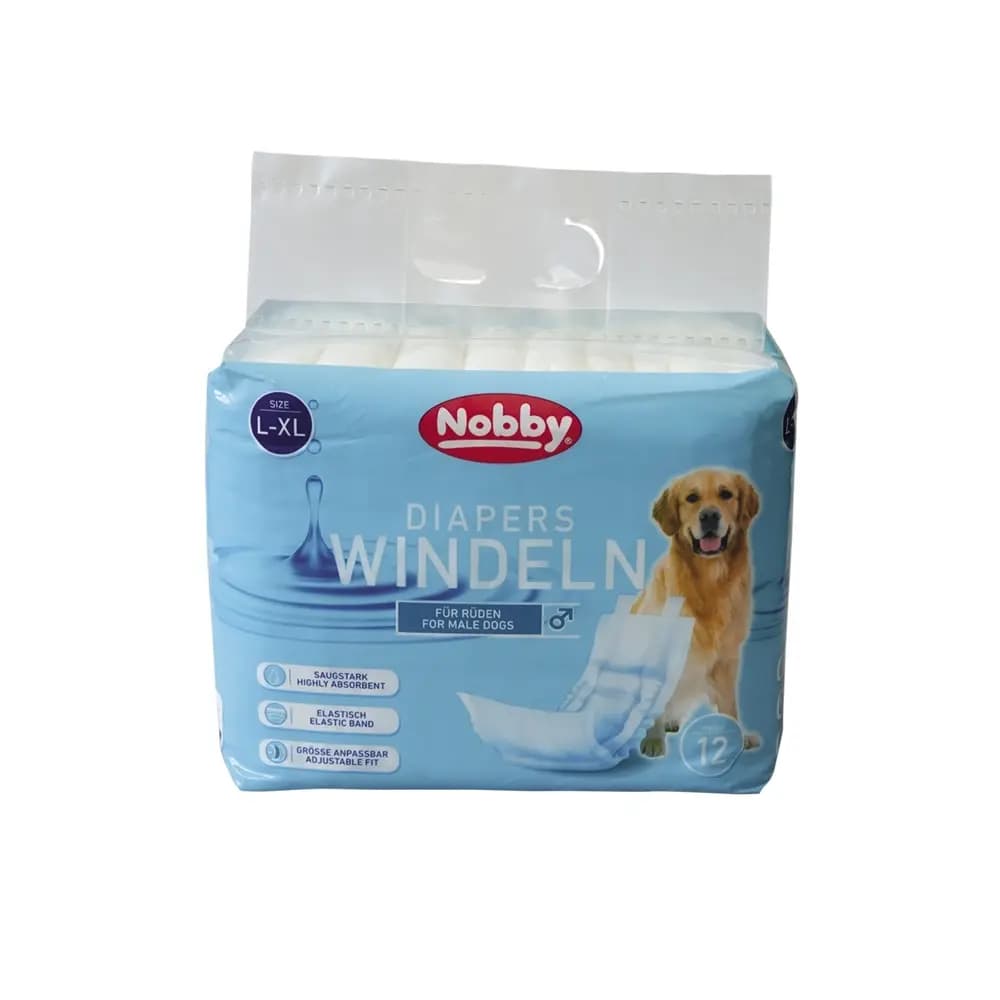 Windeln für männliche Hunde Nobby Pet (x12)